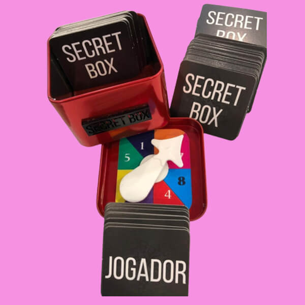Jogo De Cartas Secret Box Para Casal - Pesadão, Magalu Empresas